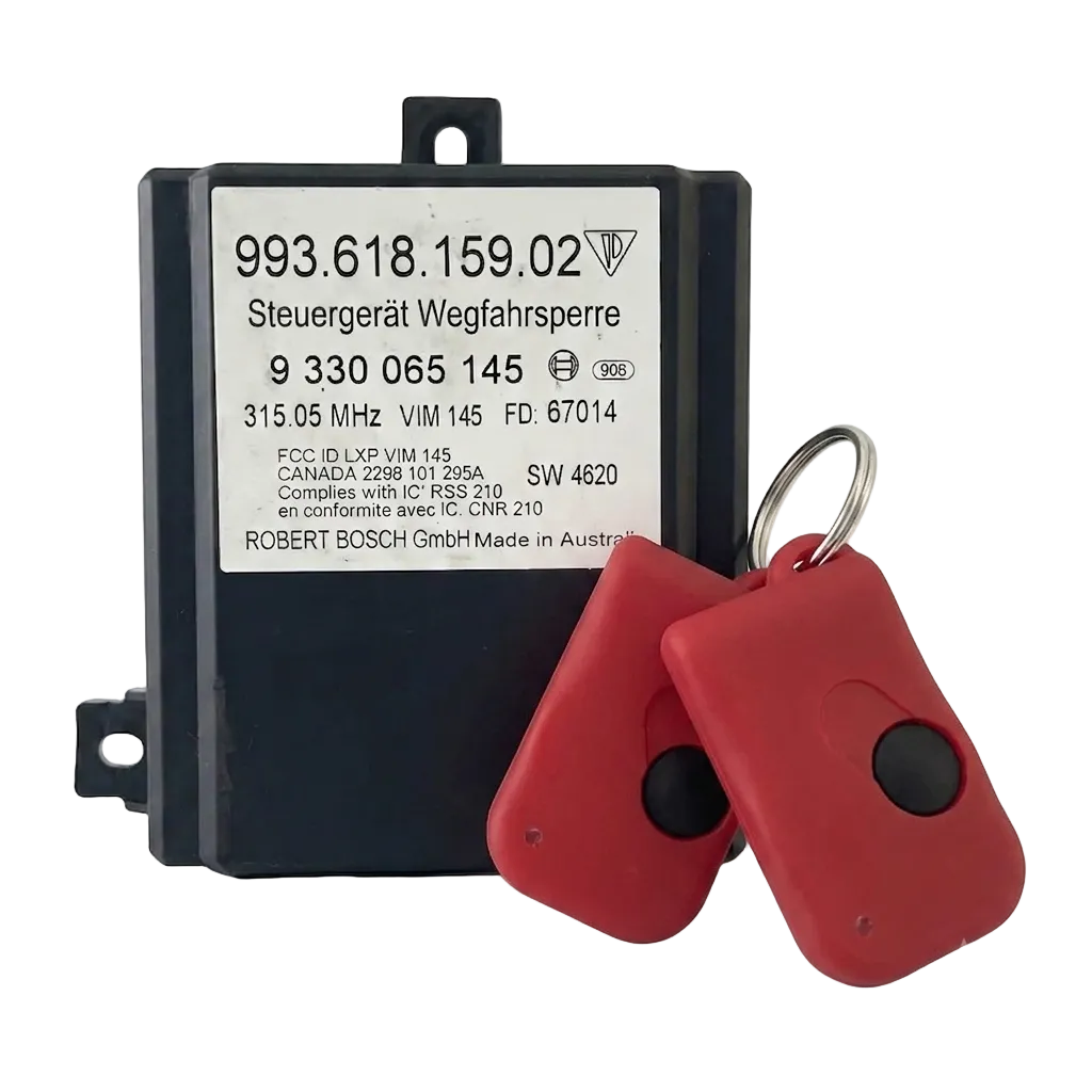 Wegfahrsperre Umbau/Generalüberholung auf EU Frequenz 434MHz Porsche 993