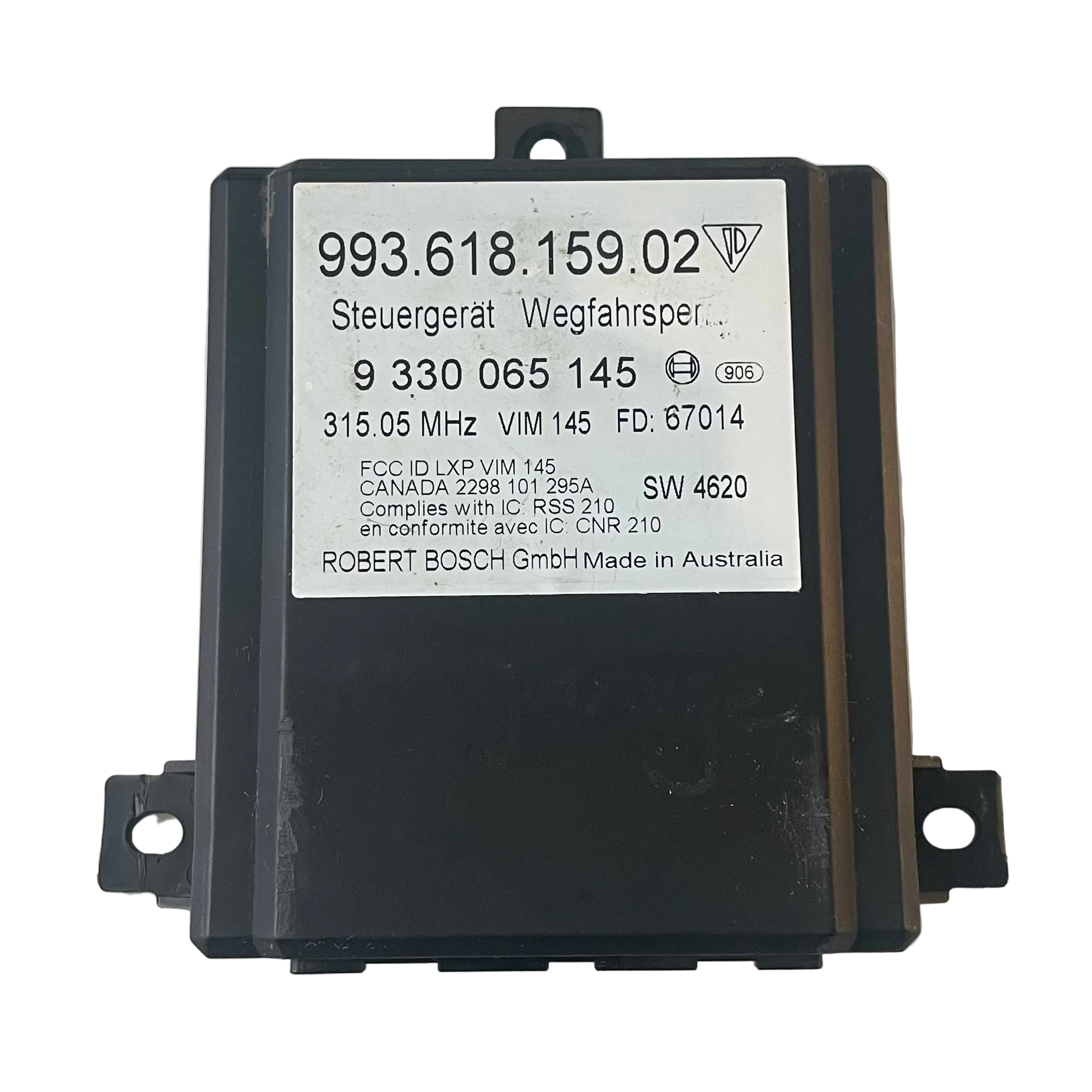 Wegfahrsperre Umbau/Generalüberholung auf EU Frequenz 434MHz Porsche 993